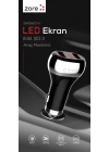 Zore ZR-C2 Lightning 2 in 1 Araç Şarj Seti