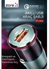 Zore ZR-C304Q Ligthing Araç Şarj Seti