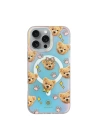 ZuckBear iPhone 16 Pro Darnell Frosted Laser Magsafe Kapak - Şeffaf