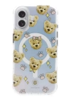 ZuckBear iPhone 16 Pro Darnell Frosted Laser Magsafe Kapak - Şeffaf