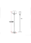 More TR Zore K160H Ayaklı Işık Kaynağı