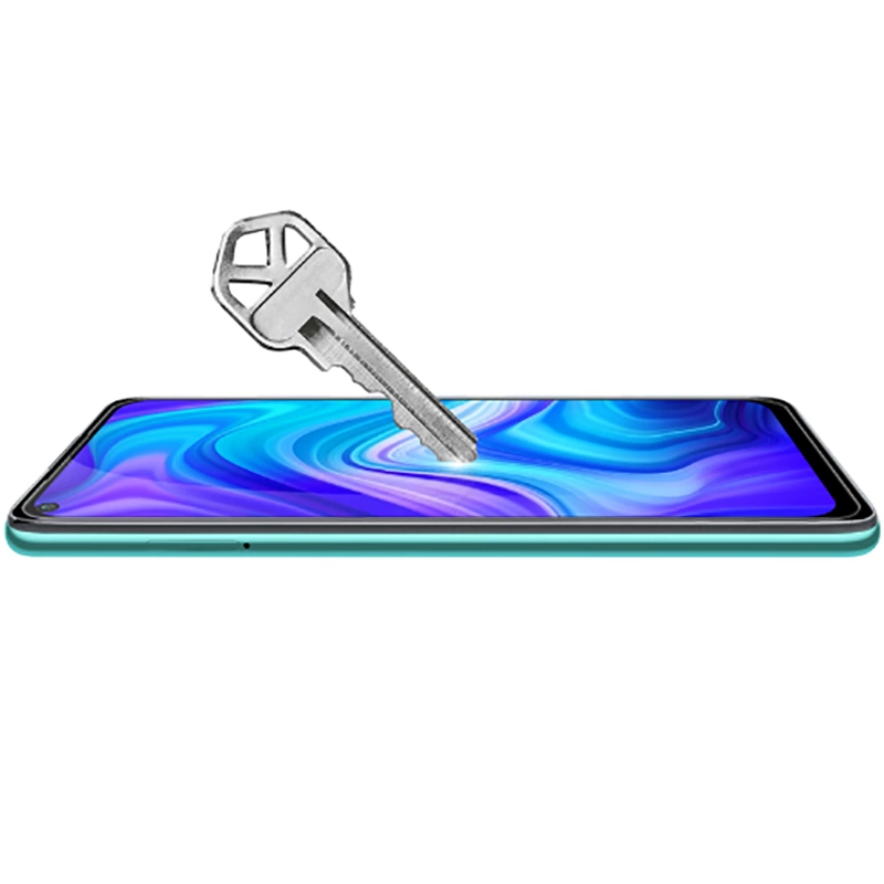 More TR Xiaomi Redmi Note 9 Zore Kenarları Kırılmaya Dayanıklı Cam Ekran Koruyucu