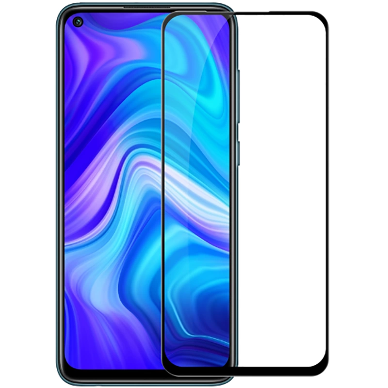 More TR Xiaomi Redmi Note 9 Zore Kenarları Kırılmaya Dayanıklı Cam Ekran Koruyucu