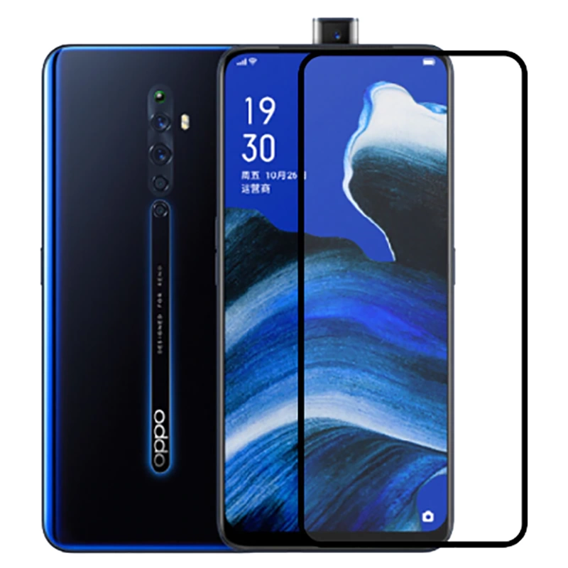 More TR Oppo Reno 2Z Zore Kenarları Kırılmaya Dayanıklı Cam Ekran Koruyucu