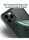 Apple iPhone 11 Kılıf Zore Dor Silikon Temperli Cam Kapak