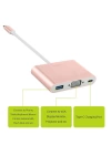 More TR Benks U20 Type-C to 3 in 1 Adaptör (Usb 3.0+VGA+Type-C)