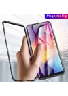 More TR Galaxy A50 Kılıf Zore Devrim Mıknatıslı Cam Kapak