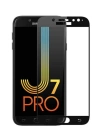 More TR Galaxy J730 Pro Zore Kenarları Kırılmaya Dayanıklı Cam Ekran Koruyucu