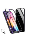 More TR Galaxy M30 Kılıf Zore Devrim Mıknatıslı Cam Kapak