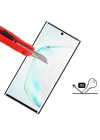 More TR Galaxy Note 10 Plus Zore Kavisli Full Yapışkanlı Cam Ekran Koruyucu