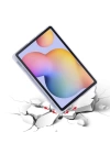 More TR Galaxy Tab S6 Lite P610 Kılıf Zore Tri Folding Kalem Bölmeli Standlı Kılıf