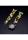 Apple Watch 42mm Zore 3 in 1 Army Kordon