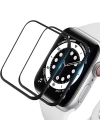 More TR Apple Watch 44mm Zore PMMA Silikon Body Saat Ekran Koruyucu