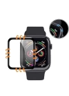 More TR Apple Watch 44mm Zore PMMA Silikon Body Saat Ekran Koruyucu