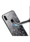 Huawei P20 Lite Kılıf Zore Marbel Cam Silikon