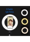 More TR Zore M20 Işıklı Telefon Tutucu Ring Light