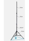 More TR Jmary MT-75 Tripod 3 Kademeli Yükseklik Ayarlı Katlanabilir Kompakt Tasarım 210 cm