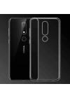 Nokia 5.1 Plus Kılıf Zore Süper Silikon Kapak