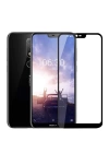 Nokia X6 Zore Kenarları Kırılmaya Dayanıklı Cam Ekran Koruyucu