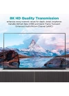 More TR Qgeem QG-AV17 Görüntü ve Ses Aktarıcı HDMI Kablo 2.1 Versiyon 8K HD Kalite 48Gbps 4.57 metre