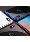 Xiaomi Mi 8 Kılıf Zore Dört Köşeli Lazer Silikon Kapak