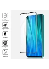 Xiaomi Redmi Note 8 Pro Zore Kenarları Kırılmaya Dayanıklı Cam Ekran Koruyucu