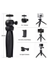 Jmary MT-20 Tripod 360 Derece Oynar Başlıklı Çok Yönlü Kısa Telefon Sabitleyici 16 cm