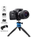 Jmary MT-20 Tripod 360 Derece Oynar Başlıklı Çok Yönlü Kısa Telefon Sabitleyici 16 cm