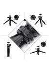 Jmary MT-20 Tripod 360 Derece Oynar Başlıklı Çok Yönlü Kısa Telefon Sabitleyici 16 cm