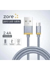 Zore Poro Micro Usb Kablo 1M