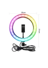 More TR Zore RGB-26 Işıklı Tripod Telefon Tutucu Ring Light