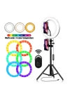 More TR Zore RGB-26 Işıklı Tripod Telefon Tutucu Ring Light