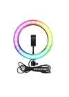 More TR Zore RGB MJ-33 Işıklı Telefon Tutucu Ring Light