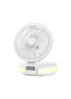 More TR ​Wiwu FS05 Katlanabilir Şarjlı Dijital LED Ekranlı Gece Lambalı Masaüstü Fan