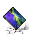 More TR Apple iPad Pro 12.9 2022 M2 Kılıf Zore Tri Folding Kalem Bölmeli Standlı Kılıf