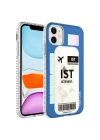 More TR Apple iPhone 11 Kılıf Airbag Kenarlı Renkli Desenli Silikon Zore Elegans Kapak