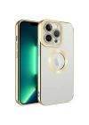 More TR Apple iPhone 11 Pro Max Kılıf Kamera Korumalı Logo Gösteren Zore Omega Kapak