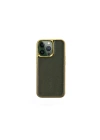 More TR Apple iPhone 13 Pro Kılıf Wiwu Genuine Leather Gold Calfskin Orjinal Deri Kapak