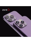 More TR Apple iPhone 13 Pro Max Zore CL-12 Premium Safir Parmak İzi Bırakmayan Anti-Reflective Kamera Lens Koruyucu