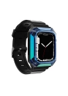 More TR Apple Watch 40mm Zore KRD-88 Sert PC Kasa Koruyuculu Silikon Kordon