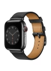 More TR Apple Watch Ultra 49mm Kordon Wiwu Attleage Watchband Hakiki Deri Strap Kayış