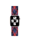 More TR Apple Watch Ultra 49mm Kordon Wiwu Braided Solo Loop Contrast Color Large Strap Kayış