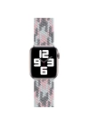 More TR Apple Watch Ultra 49mm Kordon Wiwu Braided Solo Loop Contrast Color Large Strap Kayış