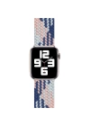 More TR Apple Watch Ultra 49mm Kordon Wiwu Braided Solo Loop Contrast Color Large Strap Kayış