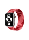 More TR Apple Watch Ultra 49mm Kordon Wiwu Braided Solo Loop Contrast Color Large Strap Kayış