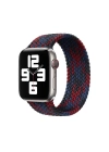 More TR Apple Watch Ultra 49mm Kordon Wiwu Braided Solo Loop Contrast Color Medium Strap Kayış