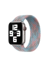 More TR Apple Watch Ultra 49mm Kordon Wiwu Braided Solo Loop Contrast Color Medium Strap Kayış