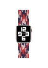 More TR Apple Watch Ultra 49mm Kordon Wiwu Braided Solo Loop Contrast Color Medium Strap Kayış