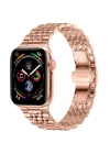 More TR Apple Watch Ultra 49mm Kordon Wiwu Seven Beads Steel Belt Metal Strap Kayış