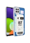 More TR Galaxy A22 4G Kılıf Airbag Kenarlı Renkli Desenli Silikon Zore Elegans Kapak